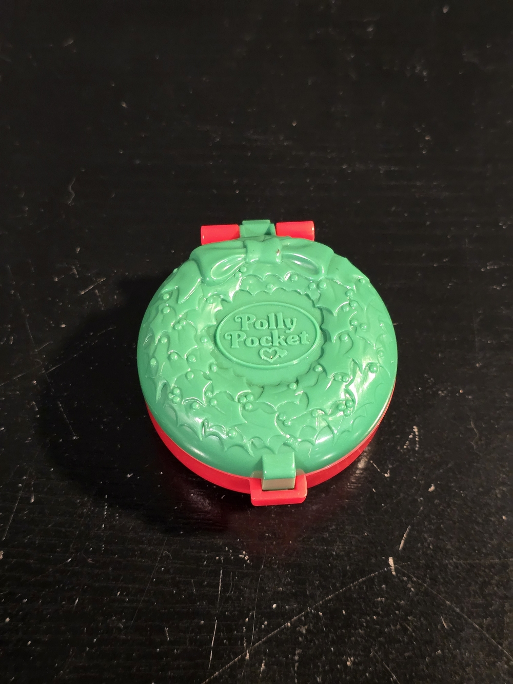 Polly Pocket Christmas Compact - Vinage McDonald's Toy